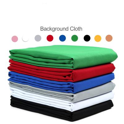 China SOLID COLOR Thicken Gray Red Yellow Muslin Photo Backgrounds Screen Chromakey Fabric Studio Photography Backdrop White Black Green Blue for sale