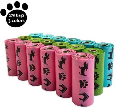 China Sustainable Factory Supplies Colorful Mail-Consumer Recycled Waste Vest Dog Poop Bag With Sweetie Mix for sale