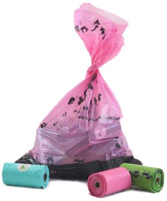 China Sustainable Custom Design Biodegradable Dog Poop Bags Disposable Eco - Friendly Dog Waste Bag For Pet for sale