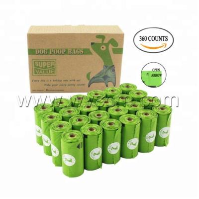 China Sustainable Eco Friendly Dog Waste Bags Biodegradable Pet Supplies Compostable Dog Poop Bags for sale