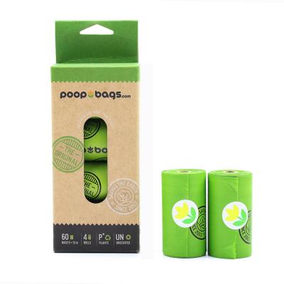 China Sustainable Manufacturer Eco-Friendly Dog Waste Bags Compostable Biodegradable Dog Poop Bags Pet Waste Bags for sale