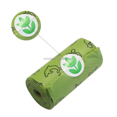 China Environmentally Sustainable Biodegradable Compostable Dog Poop Bag Small Pet Animals Waste Bag for sale