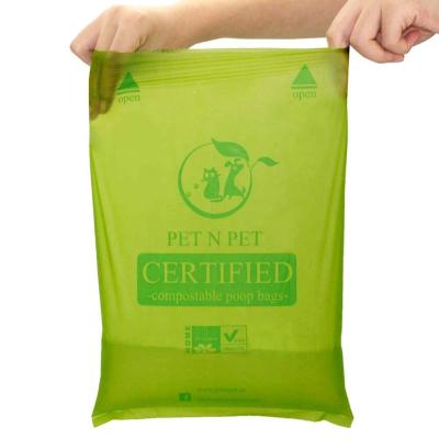 China Sustainable Dog Poop Bags Biodegradable And Compostable Pet Waste Bag For Outdoor Pet Waste Clean for sale