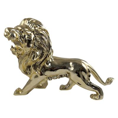 China Sculpture Office Room Decoration Handwork Lions Statue Gifts Animal Crafts For Europe Hot Selling for sale