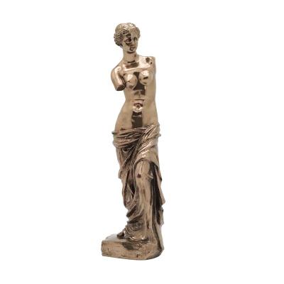 China Nordic Europe home decoration ornaments resin cast celebrity body statue crafts full figure Venus bronze sculpture statue for sale