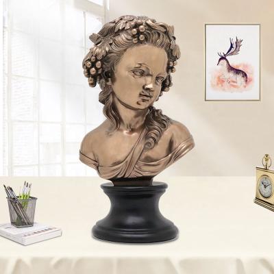 China Human Embrace Bronze Baby Mother Polyresin Europe Bust Sculpture Handwork Color Human Statue For Decoration Gifts Indoor Crafts for sale