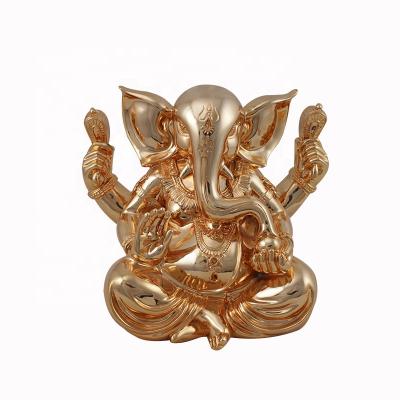 China Fairy Statue Resin God Europe Supplies Europe Supplie Craft Accessories Feng Shui Craft Indian Trunk Religious Indian God Elephant for sale