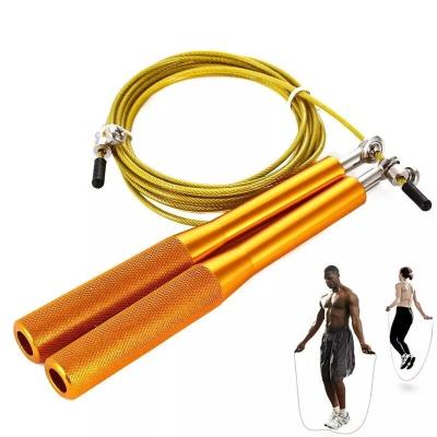 China Durable Training Fitness Accessories Skipping Rope Handle Steel Wire Speed ​​Aluminum Jump Rope for sale