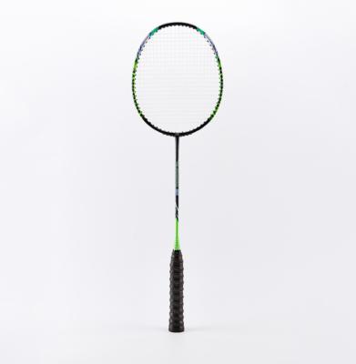 China Durable Type Carbon Black Matt Surface Top Badminton Racket Shock Absorption Wind Bass Graphic Full Strength Badminton Racquet Grip for sale