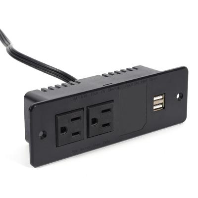 China Smart Furniture 5V2A Power Socket (Dual) USB Charger for such as smart home furniture, table, desk, etc. for sale