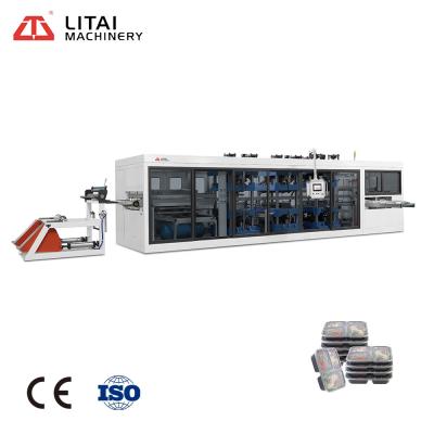 China LITAI Products PP PS Food Container Automatic Thermoforming Plastic Disposable Glass Cup Making Machine Making Machine With Factory Price for sale