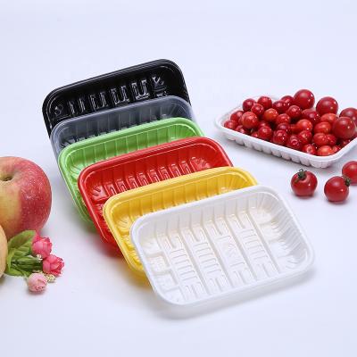 China Plastic Products Customize Disposable Cosmetic Plastic Tools Trays Plate Thermoforming Making Machine With High Quality In Factory Price for sale