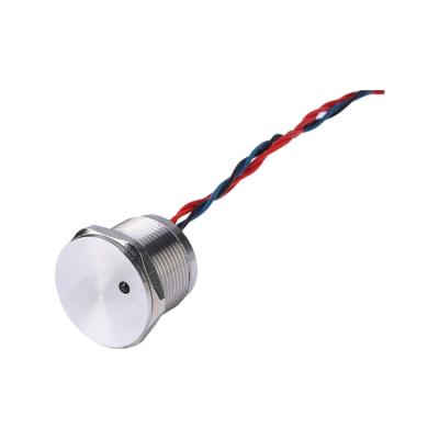 China Momentary Latching Switches NO/NC/K Stainless Steel 12v 24v Metal Switch 19mm Piezo Red Green IP68 JDU19B-TNO-E Switches for sale