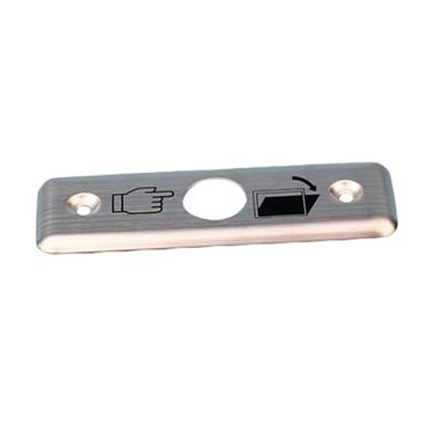 China Gate/Door/Exit/Automation Control Access Control Stainless Steel Metal Panel For Push Button Switch 16 mm for sale