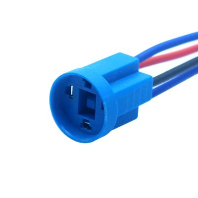 China Electronic switch socket plug 150mm long 22AWG and 5mm wire stripping connector for 19mm 5pins push button switch for sale