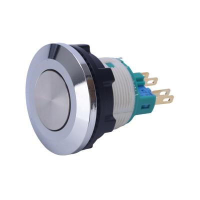 China Metal+Plastic 12mm 16mm 19mm Electric Led Lock 22mm 4pins IP67 Waterproof Reset Momentary Metal Switch Push Button for sale