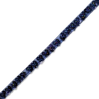 China Factory Wholesale Beaded Lace Trim, Pearl Beaded Trim Beaded Lace for Wedding Belt, Headbands, Sashes, Bridal Gown Sash for sale