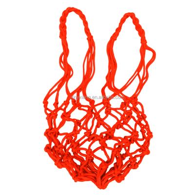 China Factory custom Mesh Ball Bag Basketball Ball Carry Storage Net Pocket for Single Sports Ball, Basketball Net,Basketball Bags for sale