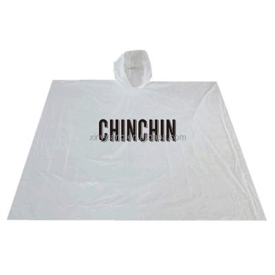 China Factory Wholesale 100% biodegradable poncho, Printed Biodegradable Disposable Poncho with hood for sale