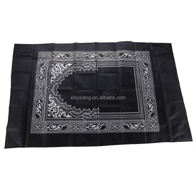 China Factory Wholesale Pocket Prayer Mat with Compass, Muslim Prayer Rug, Turkish Pocket Praying Rug Thick 60x100cm for sale