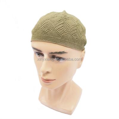 China Factory Wholesale Kufi Hat Men / Boys Turkish Koofi Topi Kofi Head Cap, Men Islamic kufi,kufis prayer cap mens muslim hat for sale