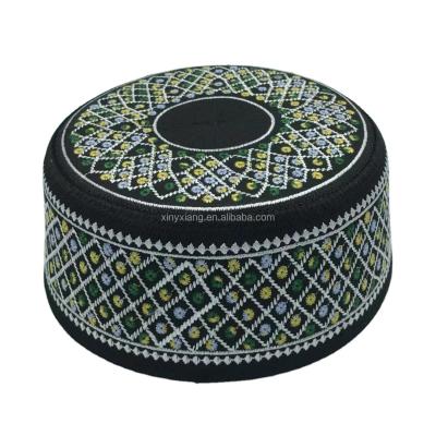 China Factory Wholesale Embroidery Muslim Kufi Hat Mens Boys Kufi koofi kofi Topi Cap, Men Boys Kufi koofi kofi Topi Embroidery Caps for sale