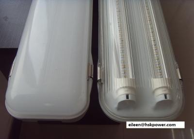 China White LED Tri Proof Light With Double Tubes 28w / 36w / 50w / 60w for sale