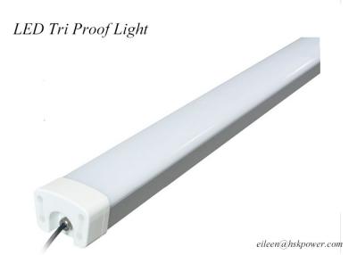 China High Efficiency Dust Proof Led Lights , Tri Proof Led Light Black / Silver Color for sale