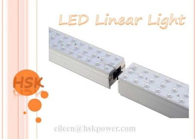 China Luces de techo llevadas lineares del poder más elevado, oficina linear del microprocesador de Epistar que enciende la conexión sin fin en venta