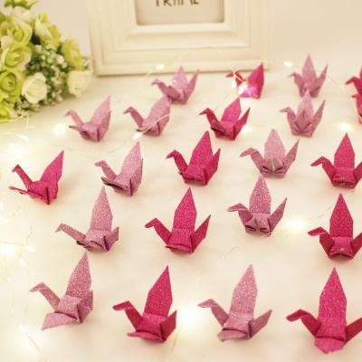 China Japan 2020 hot selling new style glitter origami birds for weeding party decorations for sale