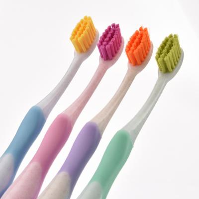 China Factory direct sale popular soft semi-hard bristle handle eco-friendly toothbrush for sale