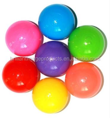 China Wholesale Soft Clear Plastic Ball Pit Balls For Ball Pools Toy 5.5cm 5cm for sale