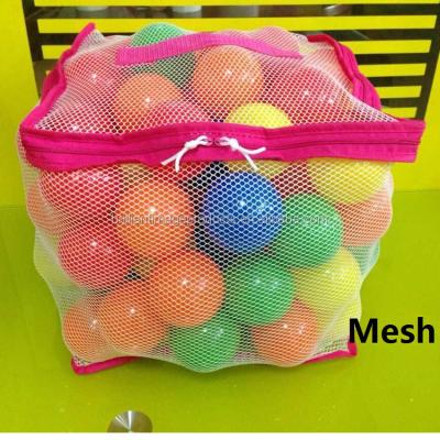 China Wholesale Soft Toy 100pcs Ocean Play Plastic Soft Balls With Mesh Bag For Kids for sale