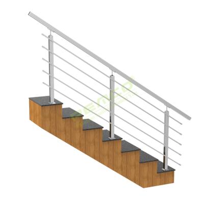 China Modern New Product Pipe Railing Fencing Stainless Steel Handrail Design Stair Railings for sale