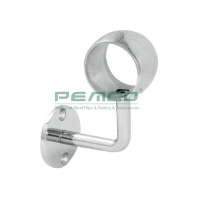 China Modern Stair Railing Rail Casting Bracket Fitting Stainless Steel Wall Mounted Balustrade Top Bracket for sale