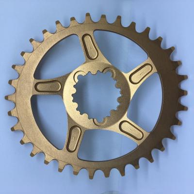 China BMX Al7075 direct mount oval bmx chainring 25t bicycle chainring for sale