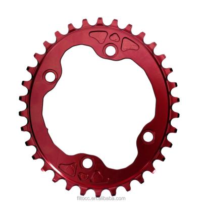 China BMX OEM MTB Bike Bicycle Crankset Aluminum Disc Chainring Oval Chainring for sale