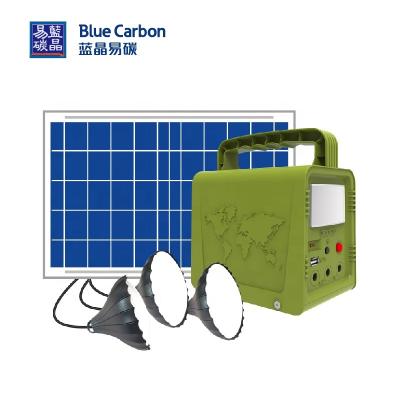 China Blue technology inc home solar energy storage system. carbon fiber with USB and DC output for sale