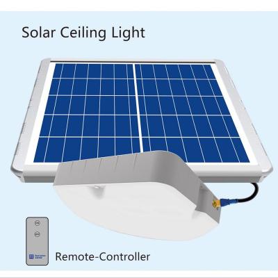 China office 5 years warranty newest design led solar ceiling light remote control for home lighting for sale