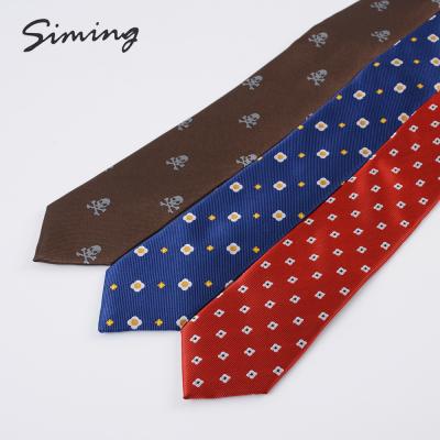 China Unique Styled Skinny Tie For Young Men Different Design Merchandise In Pancy Print Skull Hallowmas Halloween Running Neck Tie For Boy for sale