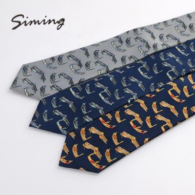 China Fahion 2020 Spring Series Assorted Business Polyester Customized Printed Tie for sale