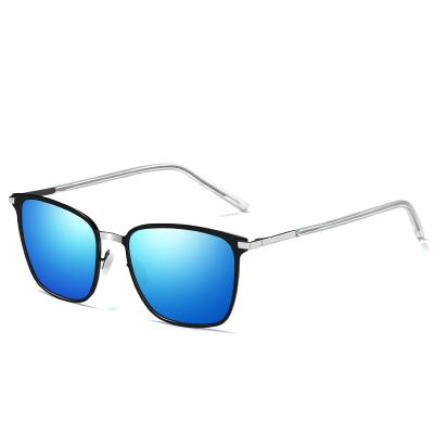 China Polarized Sunglasses High Quality Luxury Men's Driving Metal Frame Square Polarized Sunglasses Men's Driving Tac Polarized Alloy Sunglasses Frame for sale