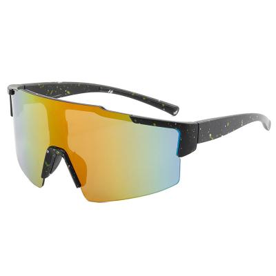 China Large frame Outdoor Essential Large Frame Windproof Eye Protection Glasses Colorful Men Uv Sport Running Sunglasses for sale