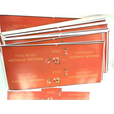 China Good Quality Reliable Wholesale Label Printing Custom Paper Sticker With Logo For Packaging for sale