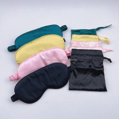 China Luxury Anti-wrinkle Mulberry Silk Eye Mask China Made Private Label Sleeping Silk Eye Mask for sale