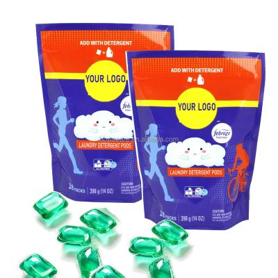 China Various Shape Washing Ball Laundry Gel Capsule Disposable Customized Wholesale Liquid Laundry Detergent Pods for sale