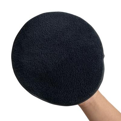 China EXFOLIATING Double Side Logo Custom Body Scrubber Mitts For Polishing And Exfoliating for sale