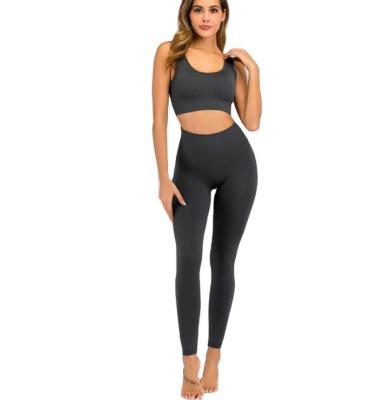 China Breathable Women's Yoga Suit Sportswear Seamless Fitness Plus Size Leggings For Women for sale