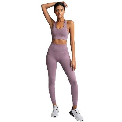 China Breathable Yoga Pants High Waisted Seamless Yoga Compression Workout Gym Leggings Fitness Wear For Women for sale