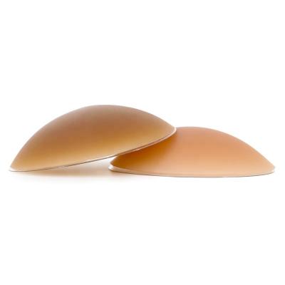 China Sexy Ultra Thin Nude Brown Silicone Bra Breast Pies Self Adhesive Nipple Cover With Invisible Zipper Bag Premium Grade Solid Nipple Covers 8cm for sale